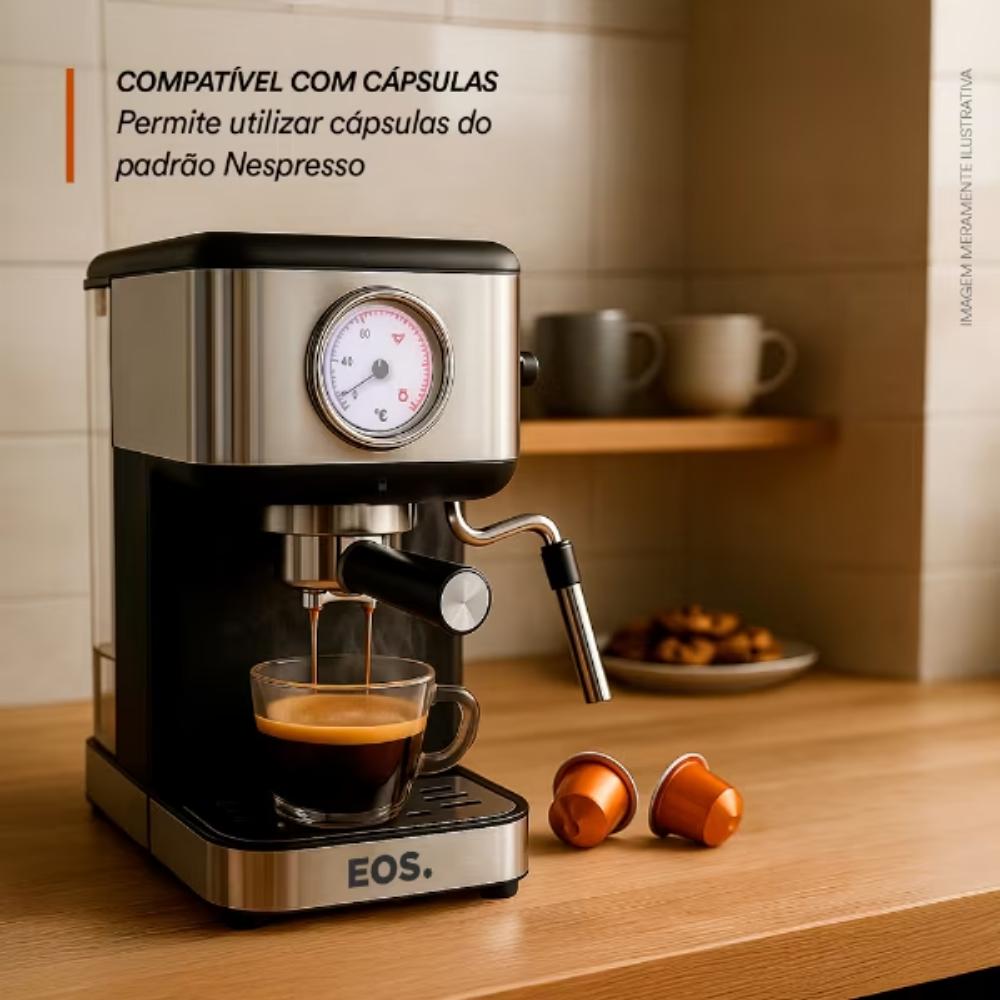 CAFETEIRA ESPRESSO 1,2L 20 BAR ECF08EC 1