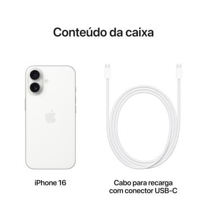Apple iPhone 16 (128 GB) - Branco