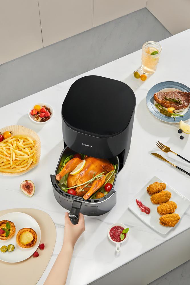 Fritadeira Gaabor Air Fryer 4,2 L Sem Óleo Touch C/ Visor Af-45t02as Digital  1350w -127v