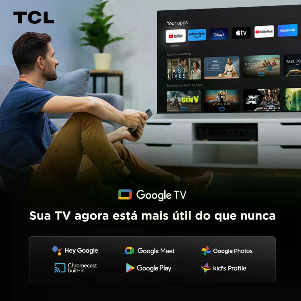 Smart Tv Tcl 65 Polegadas Qled 4k P7k Wifi Bluetooth