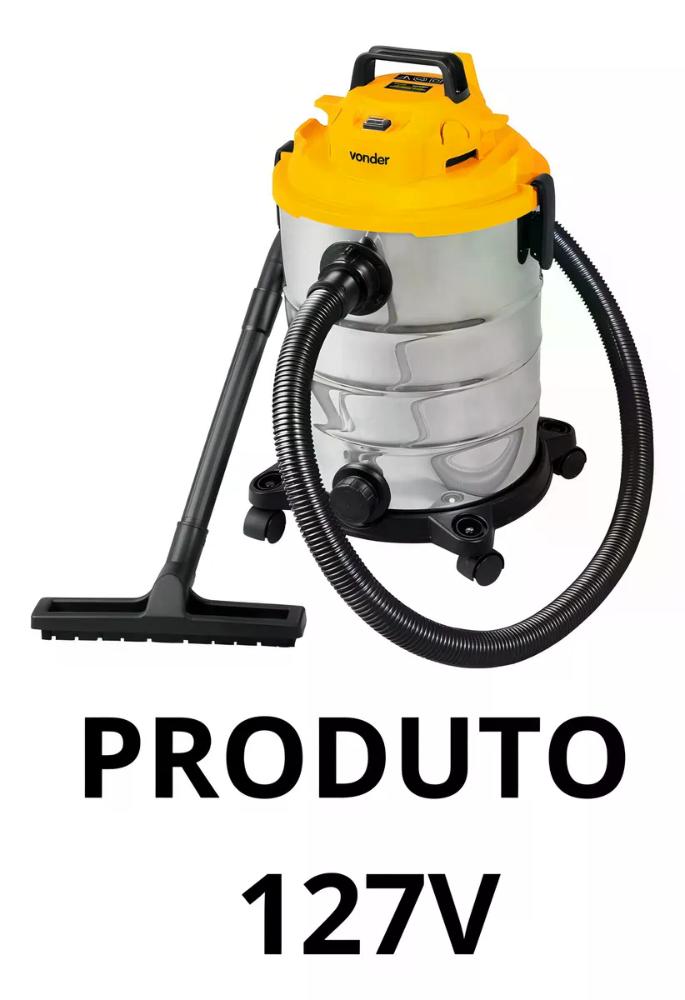 Aspirador De Pó E Líquidos 1200w 30 Litros Apv 1230 Vonder 127V