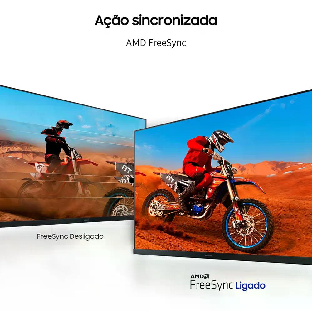 Monitor Samsung 32" Fhd,75 Hz,freesync, Hdmi, Dp,preto, S3