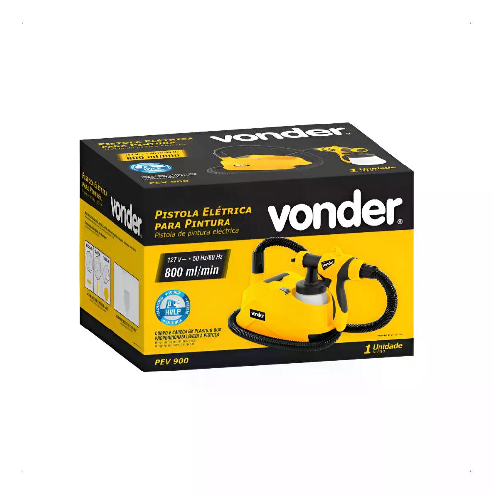 Pistola elétrica para pintura PEV 900 VONDER 127V