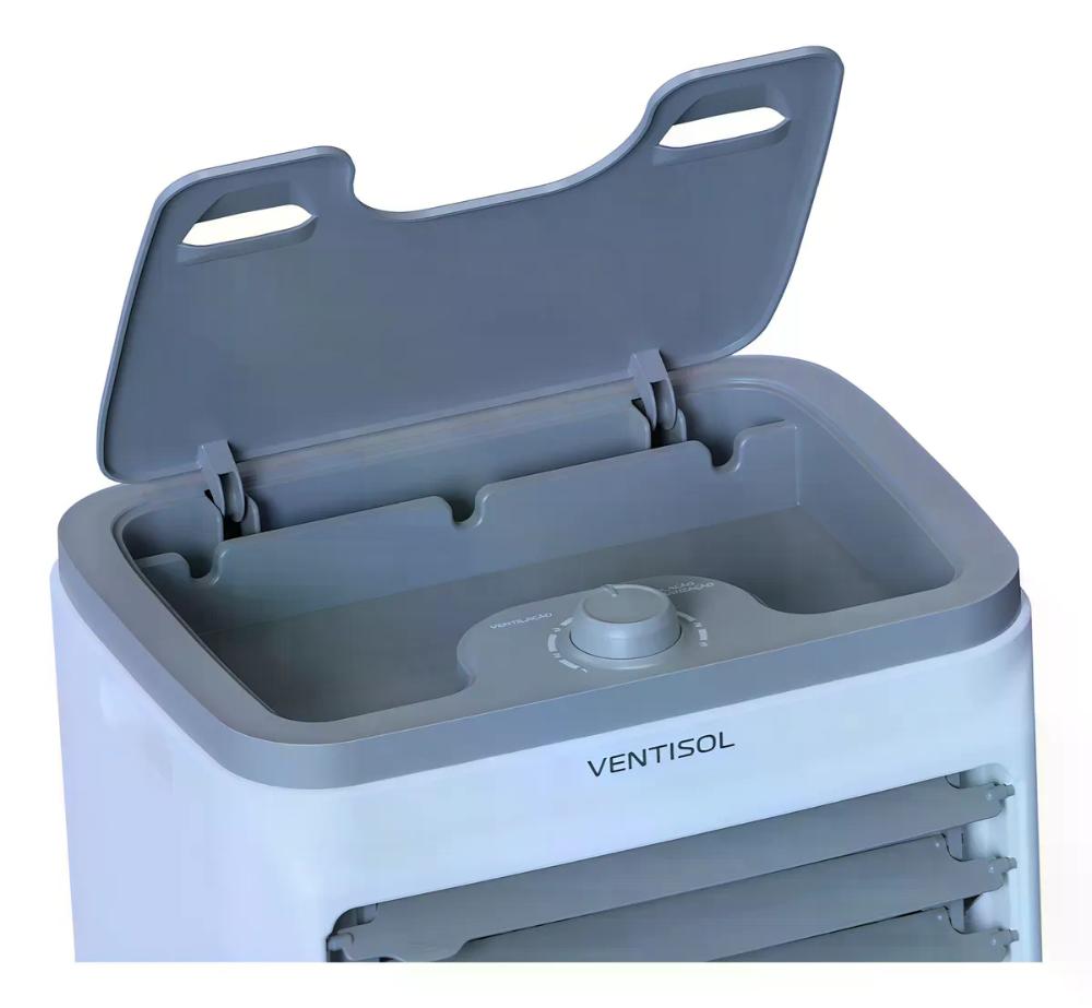 Climatizador Ar Frio Portátil Evaporativo 16 Litros Umidificador Ventisol Clin 16