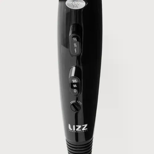 Secador De Cabelo Lizz Profissional Power Dry 2000w Bivolt Por Chaveamento Preto