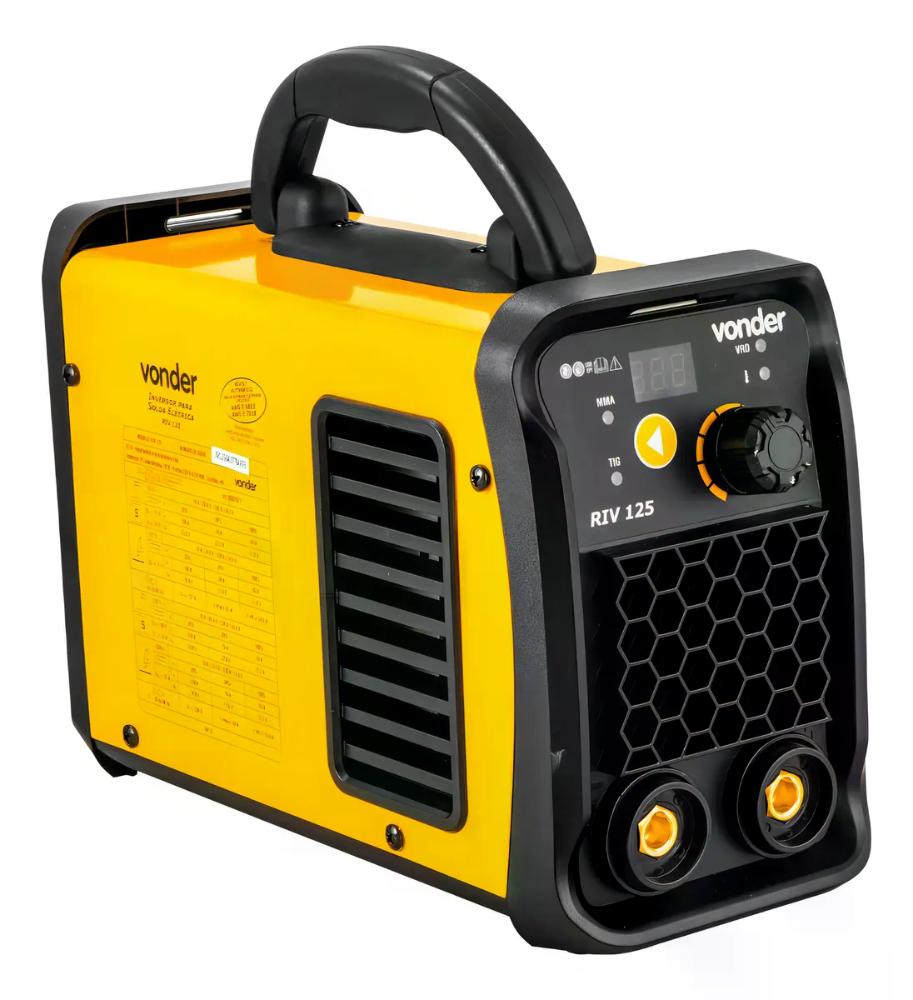 Inversor Solda Eletrodo e TIG IM125 Com Máscara - Bivolt Vonder
