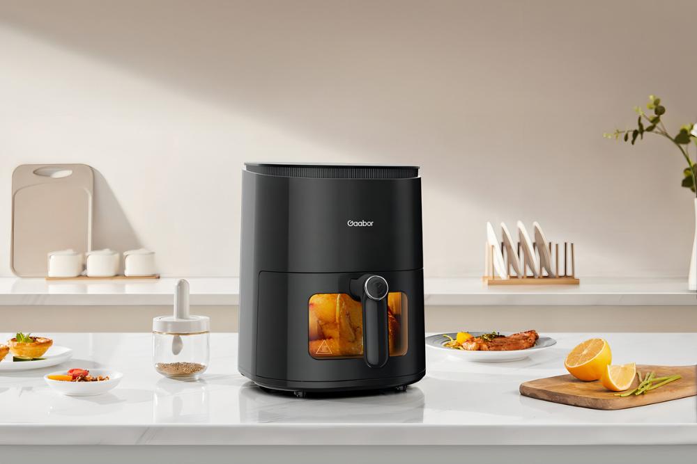 Fritadeira Gaabor Air Fryer 4,2 L Sem Óleo Touch C/ Visor Af-45t02as Digital  1350w -127v