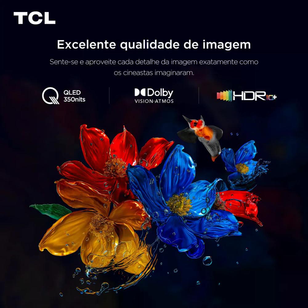 Smart Tv Tcl 65 Polegadas Qled 4k P7k Wifi Bluetooth