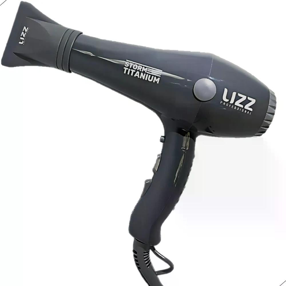 Secador Storm Titanium Profissional Lizz 2400w 220v Preto 220v