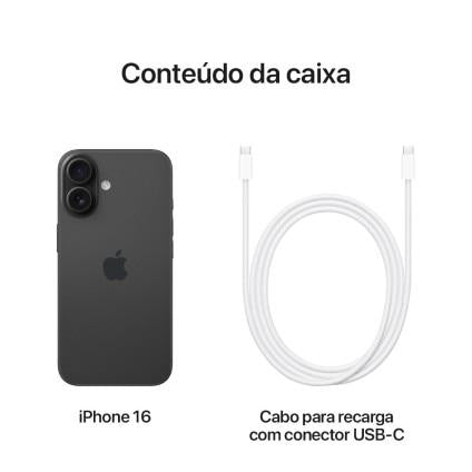 Apple iPhone 16 128GB Preto