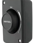 Ventilador de Parede Oscilante Ventisol 3 Pás Premium, Preto, 50cm, Bivolt