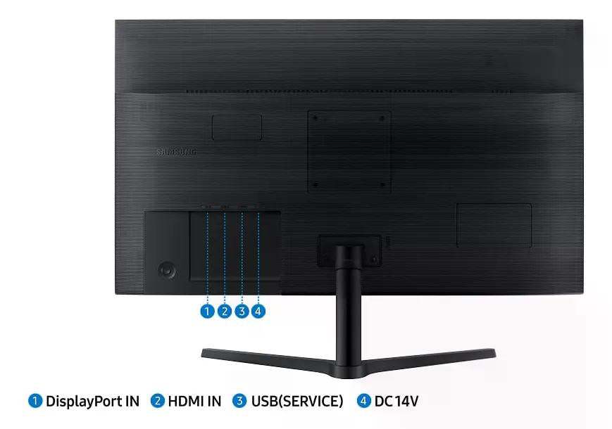 Monitor Samsung 32" Fhd,75 Hz,freesync, Hdmi, Dp,preto, S3