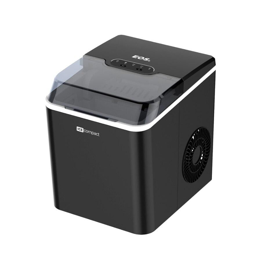 Maquina De Gelo 12kg Eos Ice Compact Preta Emg04p 127v Preto