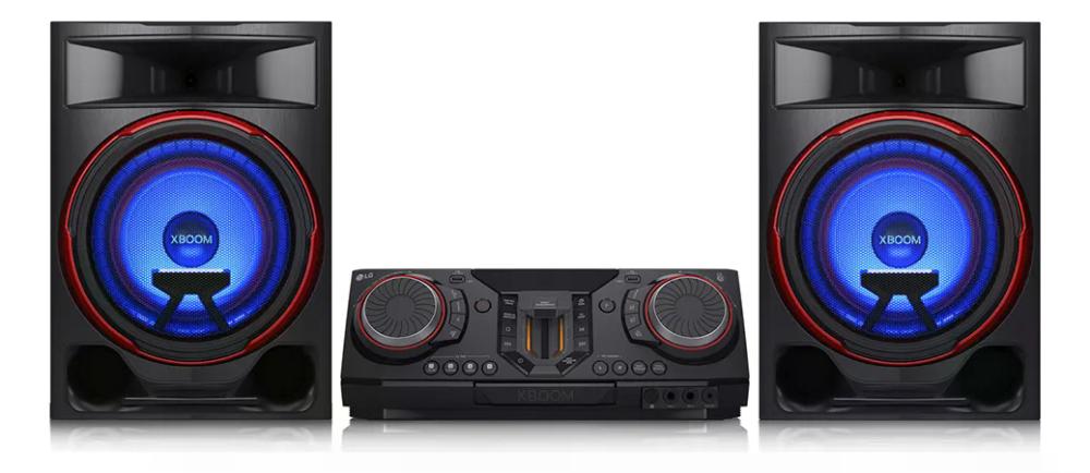 Mini System LG Xboom Cl87 2350w Bivolt Preto Bluetooth Preto 2350 W