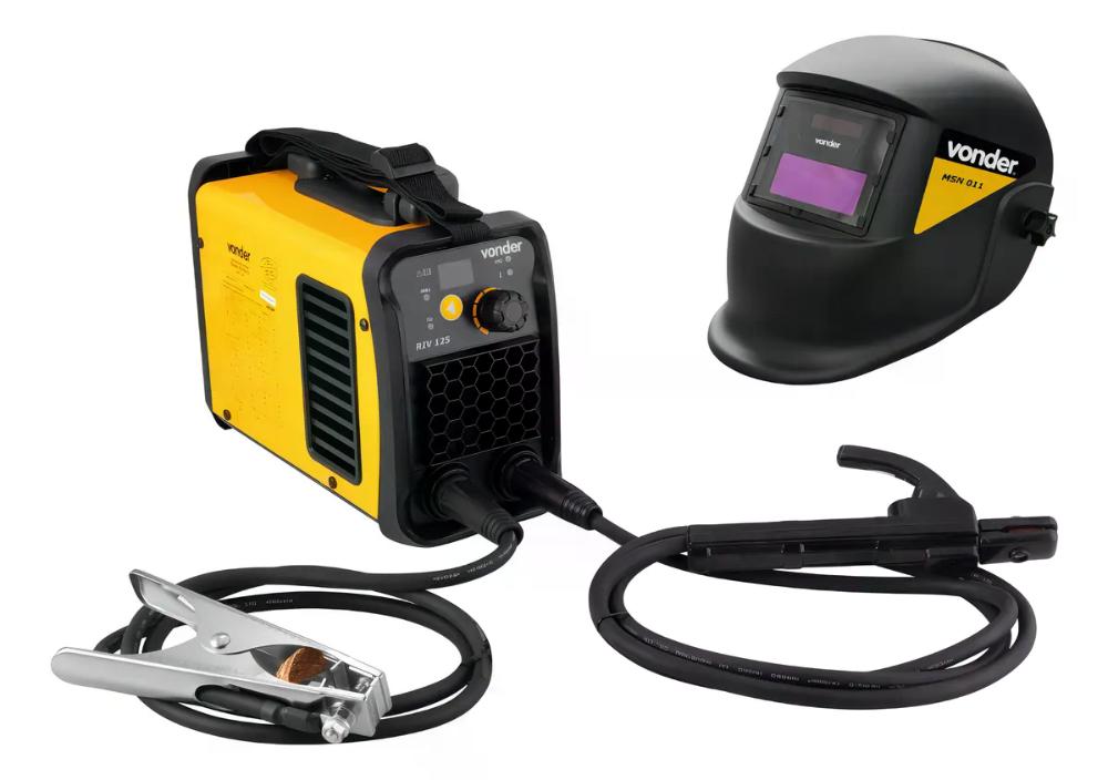 Inversor Solda Eletrodo e TIG IM125 Com Máscara - Bivolt Vonder