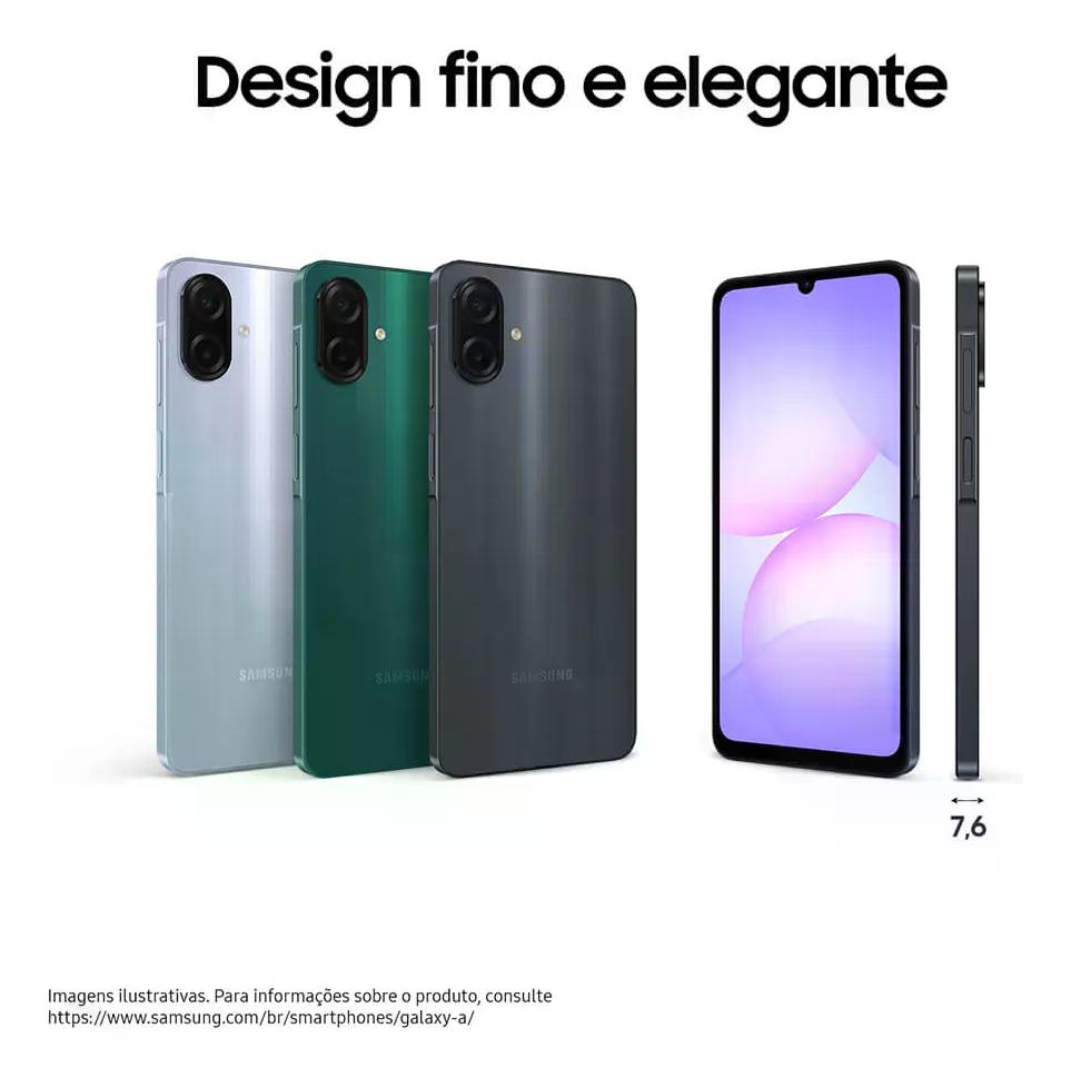 Smartphone Samsung Galaxy A07 128gb 4gb Ram - Preto