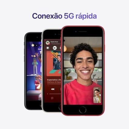 Apple iPhone SE (3ª geração) 64GB - Red