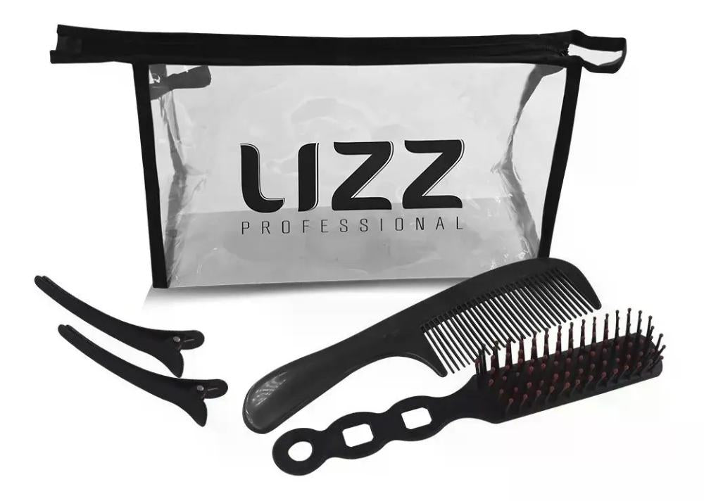 Secador De Cabelos Mini Prata Lizz Chaveado Prata Bivolt