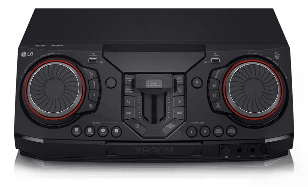 Mini System LG Xboom Cl87 2350w Bivolt Preto Bluetooth Preto 2350 W
