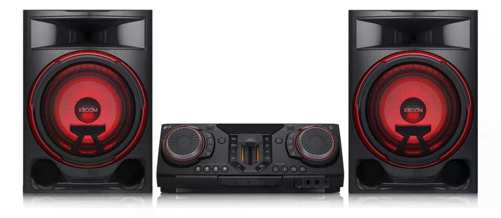 Mini System LG Xboom Cl87 2350w Bivolt Preto Bluetooth Preto 2350 W