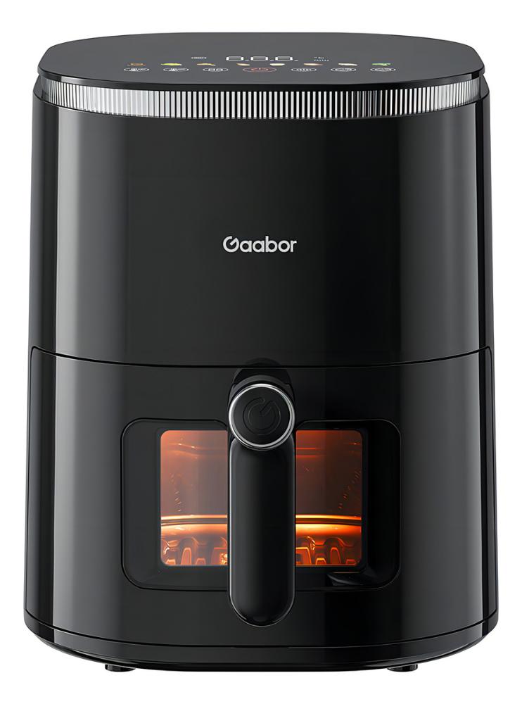 Fritadeira Gaabor Air Fryer 4,2 L Sem Óleo Touch C/ Visor Af-45t02as Digital  1350w -127v