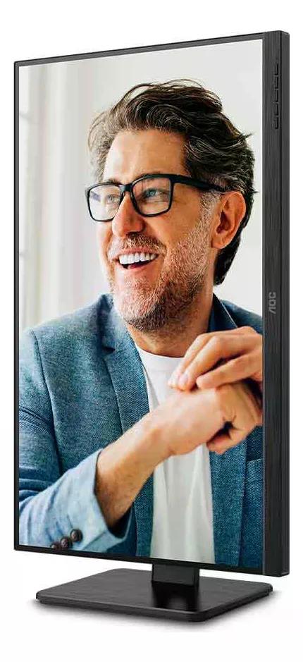 Monitor Aoc 21,5 Full Hd Pivot Hdmi Dp Hub Usb- 22p2um Cor Preto 110v/220v