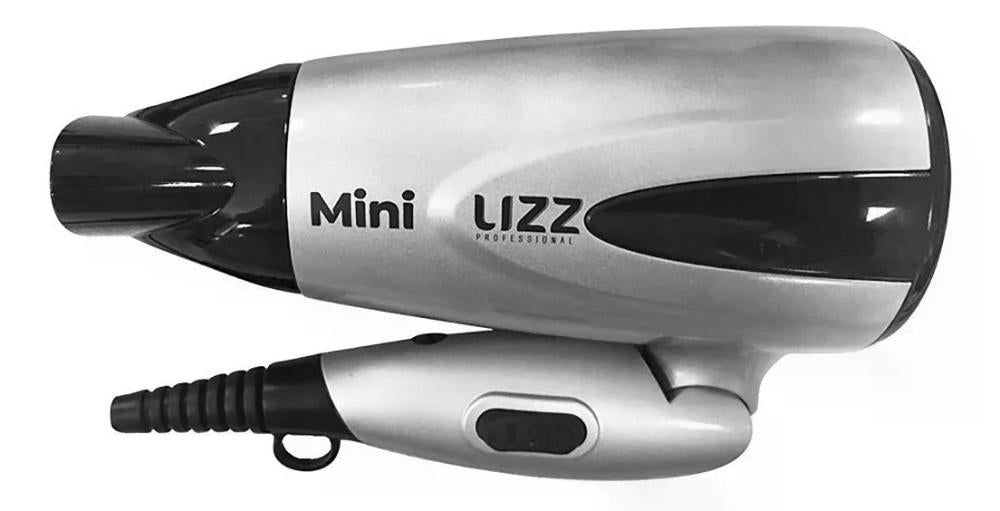 Secador De Cabelos Mini Prata Lizz Chaveado Prata Bivolt