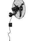 Ventilador de Parede Oscilante Ventisol 3 Pás Premium, Preto, 50cm, Bivolt