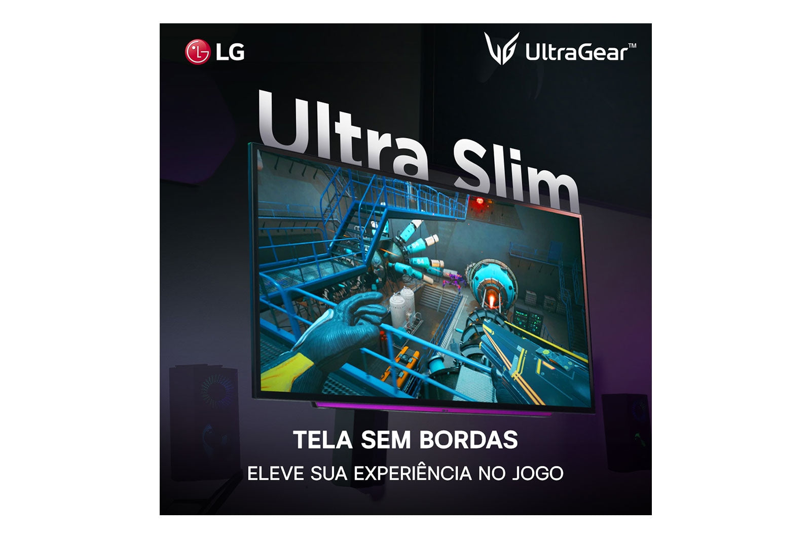 Monitor Gamer LG UltraGear OLED 27”, QHD, 240Hz, 27GS95QE-B