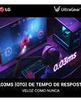 Monitor Gamer LG UltraGear OLED 27”, QHD, 240Hz, 27GS95QE-B