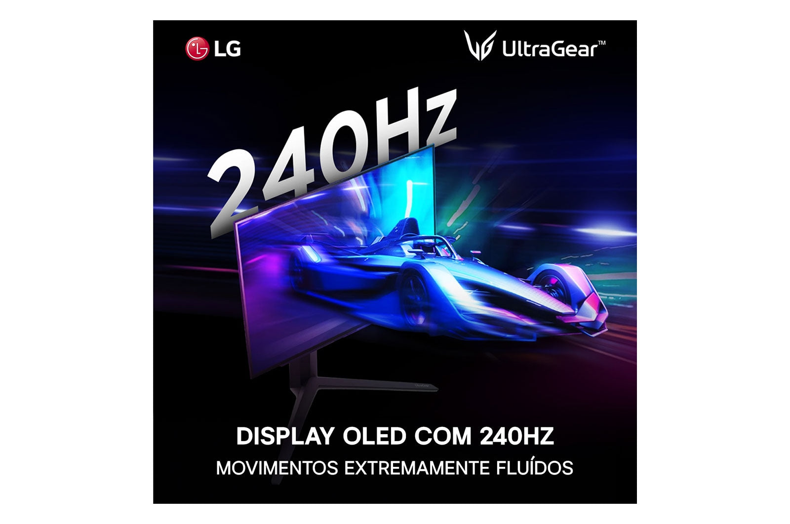 Monitor Gamer LG UltraGear OLED 27”, QHD, 240Hz, 27GS95QE-B