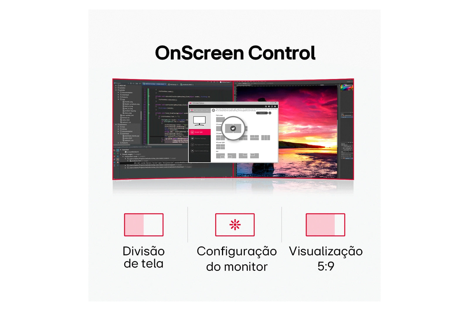 Monitor LG UltraWide Tela IPS 29&#39;&#39; 100Hz –29WQ500B